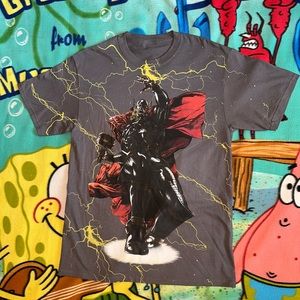 Grey Marvel AOP Thor Tee